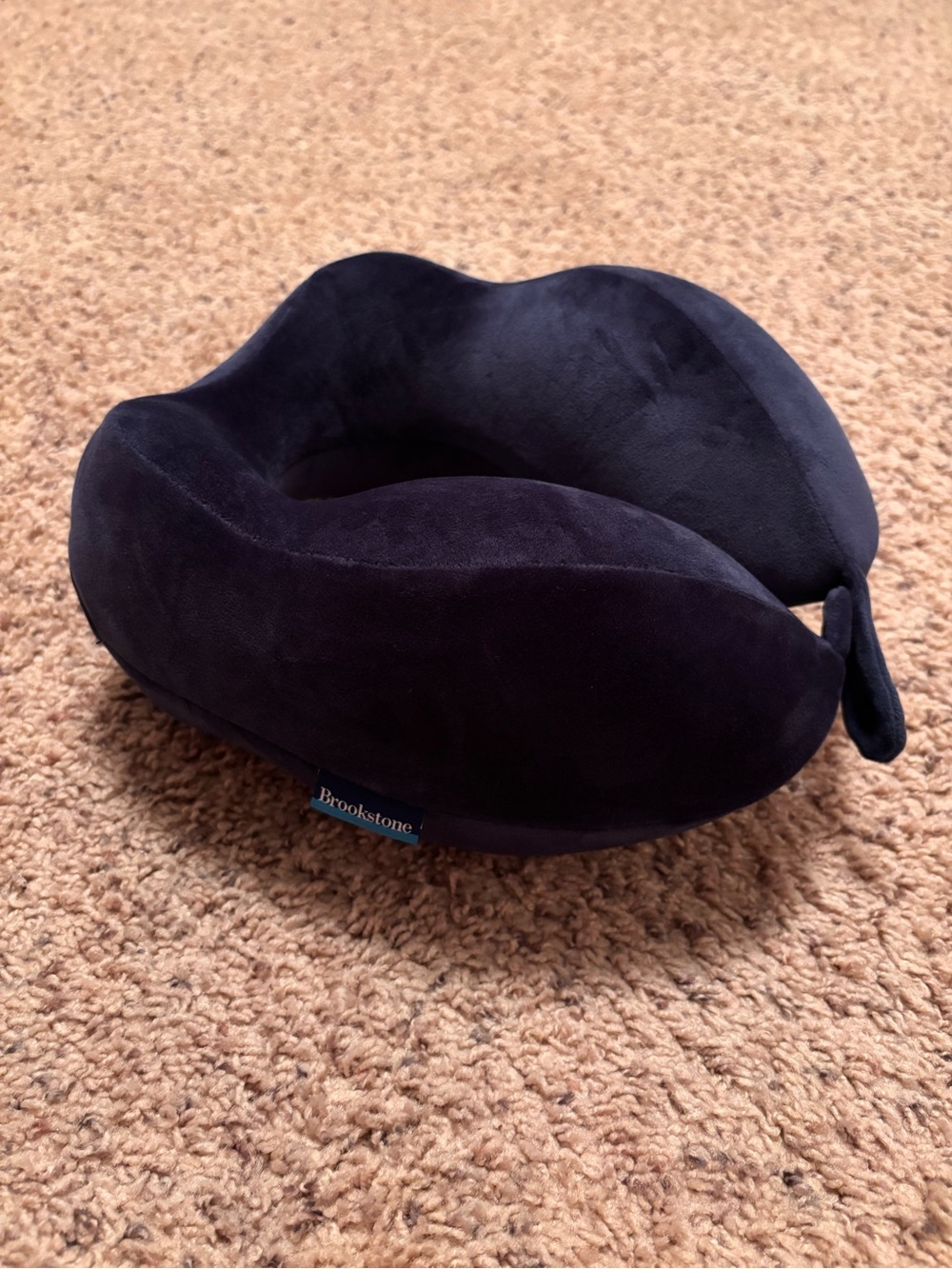 Brookstone Ultra Memory Foam Travel Pillow